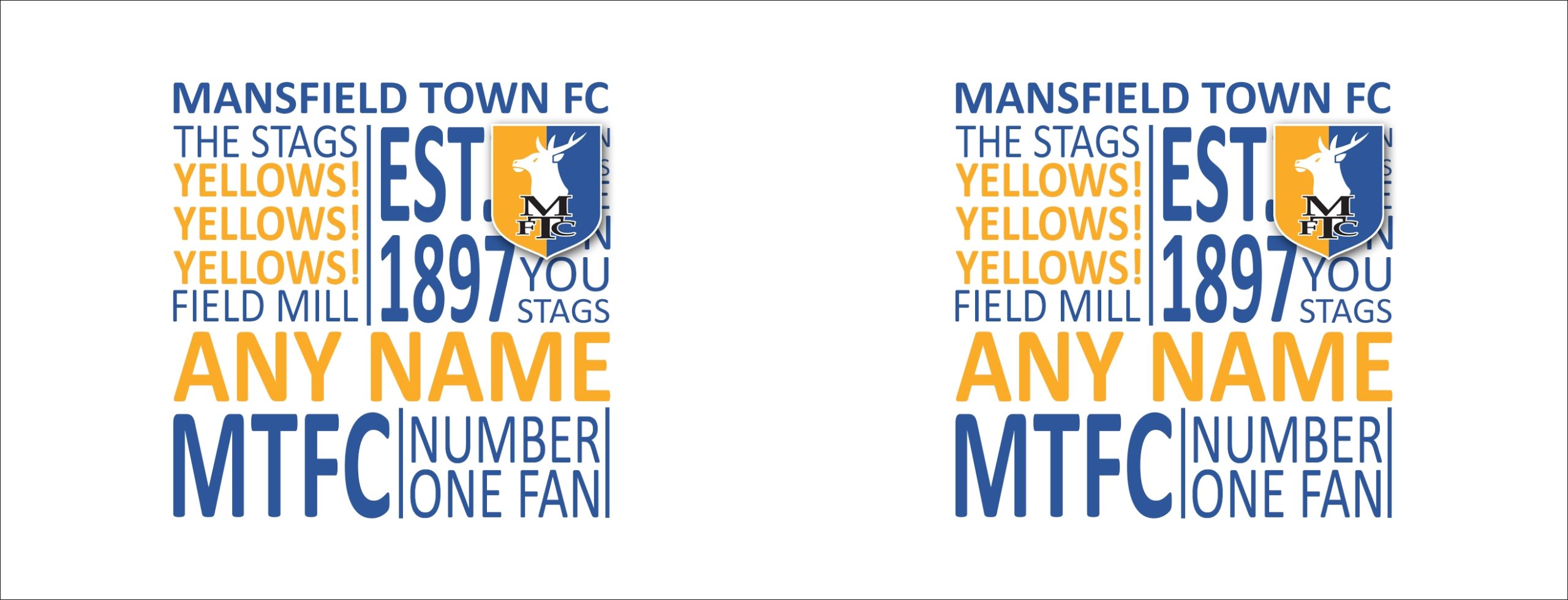 Stags Personalised Bowling Bottle- Stags Text