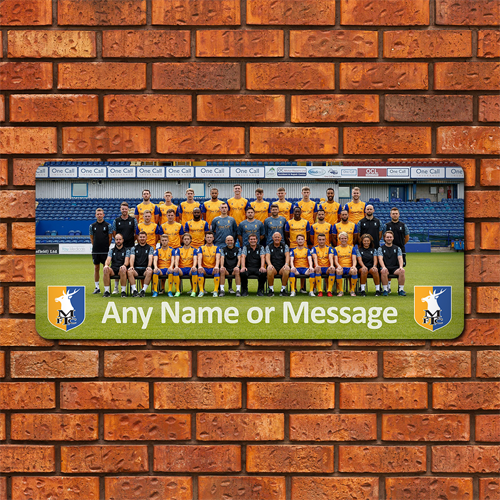 Aluminium Wall Art - Squad Photo 2022-23