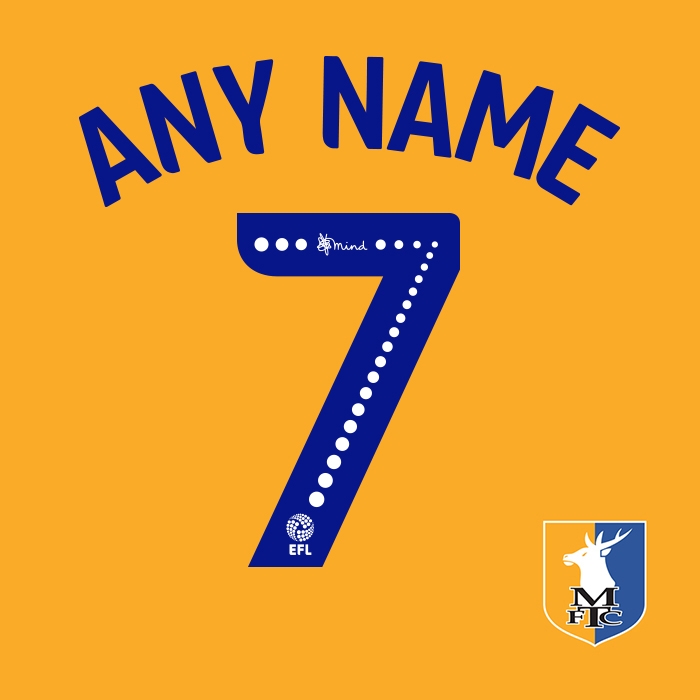 Alternative view of Coaster - Name & Number