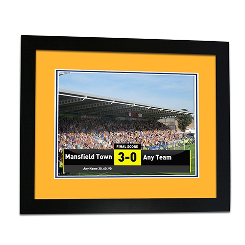 Framed Print Scoreboard