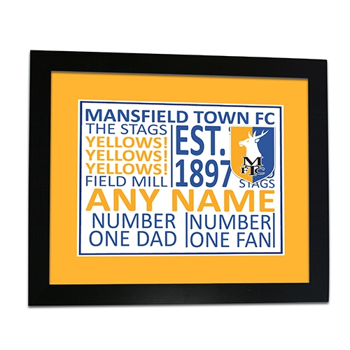 Framed Print  Fathers Day Text