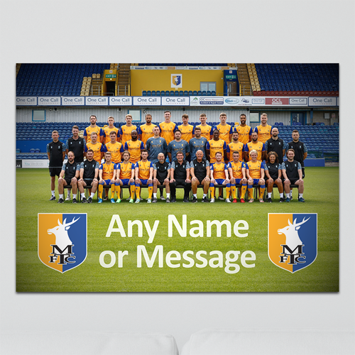 Aluminium Wall Art - Squad Photo 2022-23