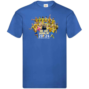  Mens Blue T-Shirt - We are Going Up Player Montage