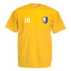 Mens Yellow T-Shirt - Name Initials Or Number