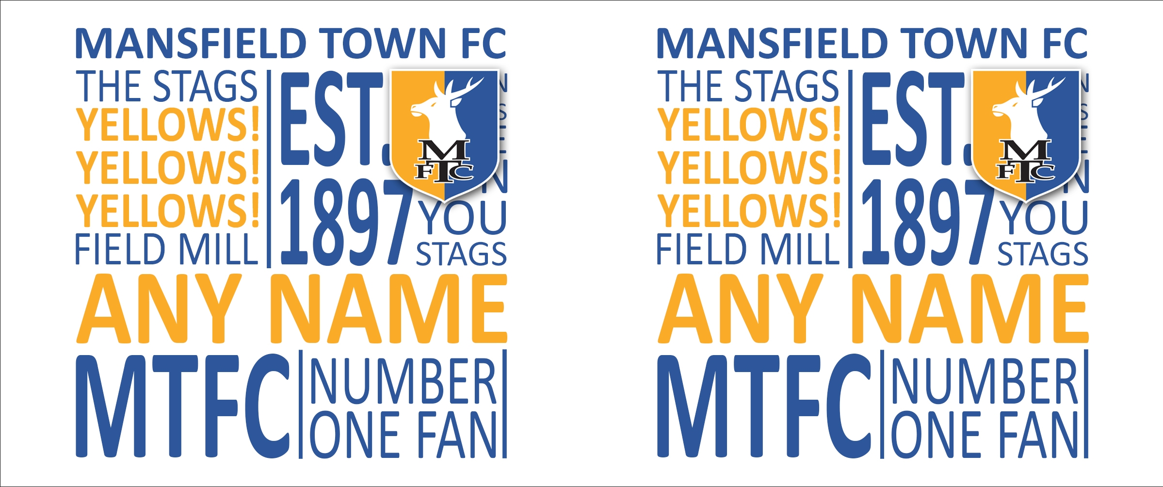 Stags Personalised Bowling Bottle- Stags Text