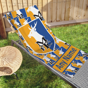 Alternative view of Beach Towel Stags Crest Mash