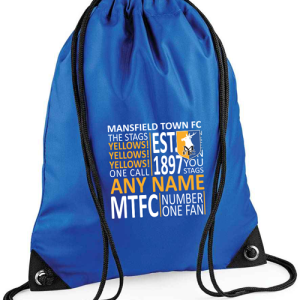 Mansfield Town Gym Bag - Text