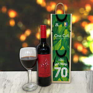 Personalised Wooden Wine Box - GK Shirt 25-26