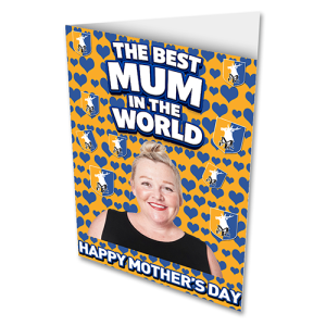 Greeting Card Mothers Day Photo Upload Best Mum In The World