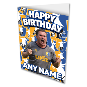 Greeting Card Happy Birthday Nigel Clough