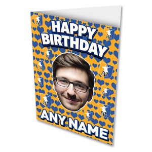 Greeting Card Happy Birthday Photo Upload Love Hearts